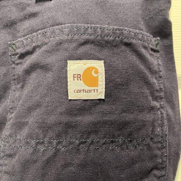 NEW Carhartt CAT 2 Mens 44x34 Dark Blue Flame Resistant Cargo Pants Original Fit - Picture 4 of 9